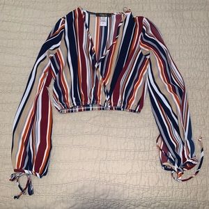Fun, flirty crop top blouse